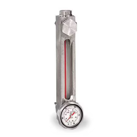 Ldi Industries G615-05-A-1 Closed Circuit Level Gauge, 6.62 In H
