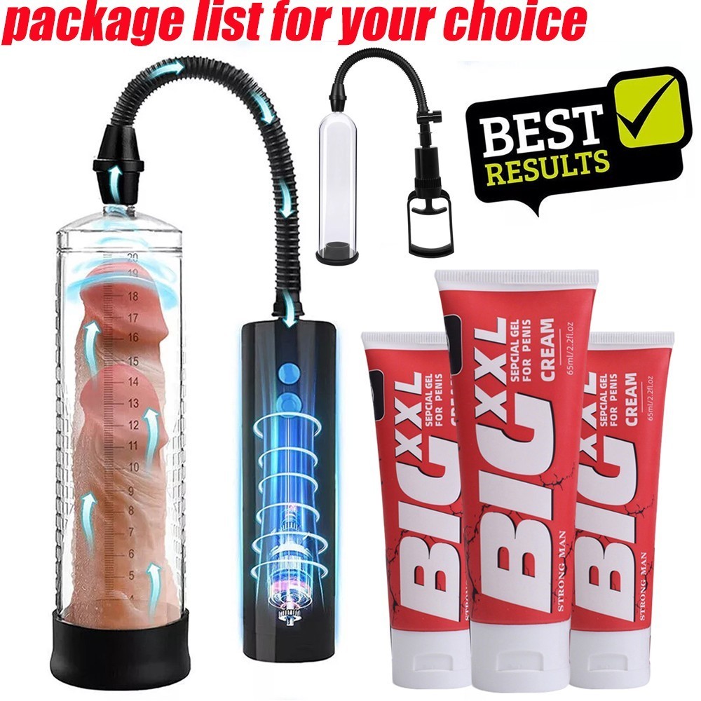 Penis* Pump Power Vacuum Adult Men Big Dick Stretcher Male Enlarger Enhancement