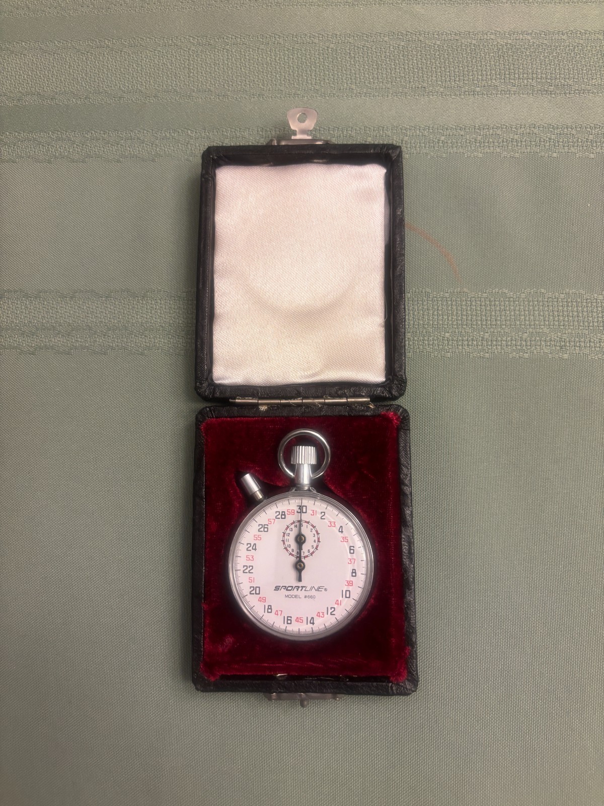 Sportline Model 660 Mechanical Wind Up Stopwatch With Box