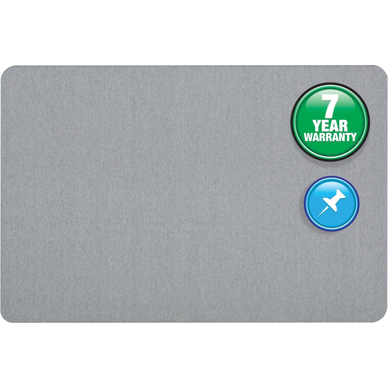 Quartet 7684BE Fabric Bulletin Board 36x48 Light Blue