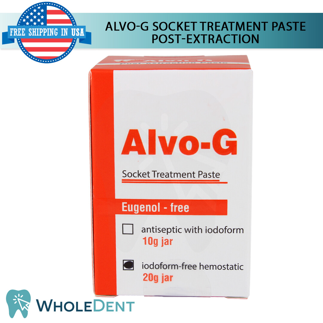 Alvo-G Dry Socket Treatment Paste Post Teeth Extraction Cure Dental Non Iodoform