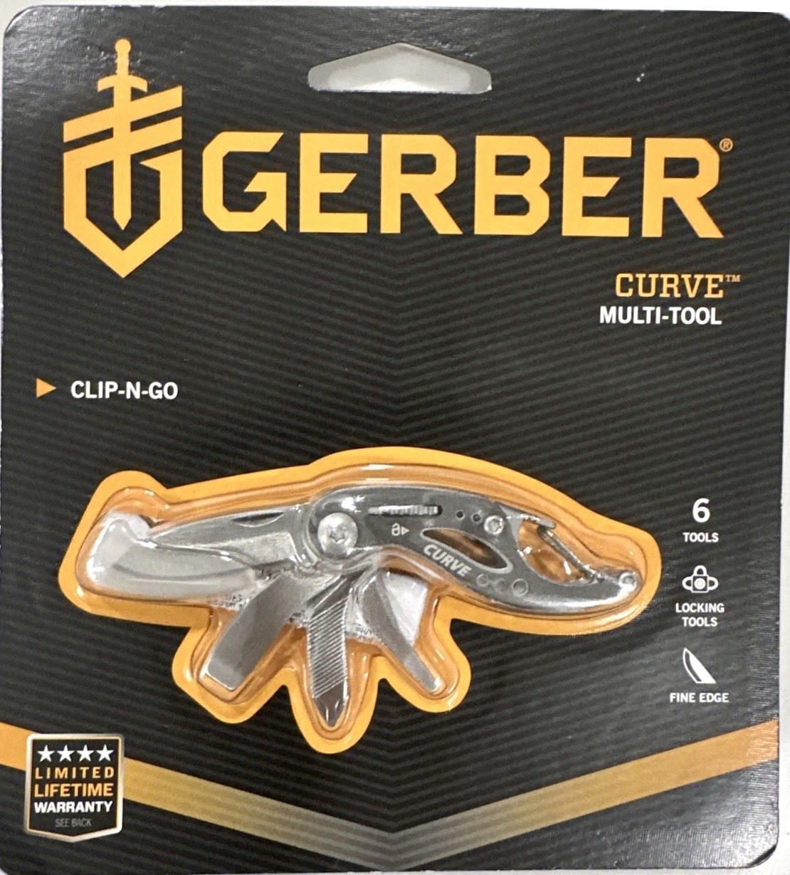Gerber Curve Multi-tool (6 tools) Color: Grey