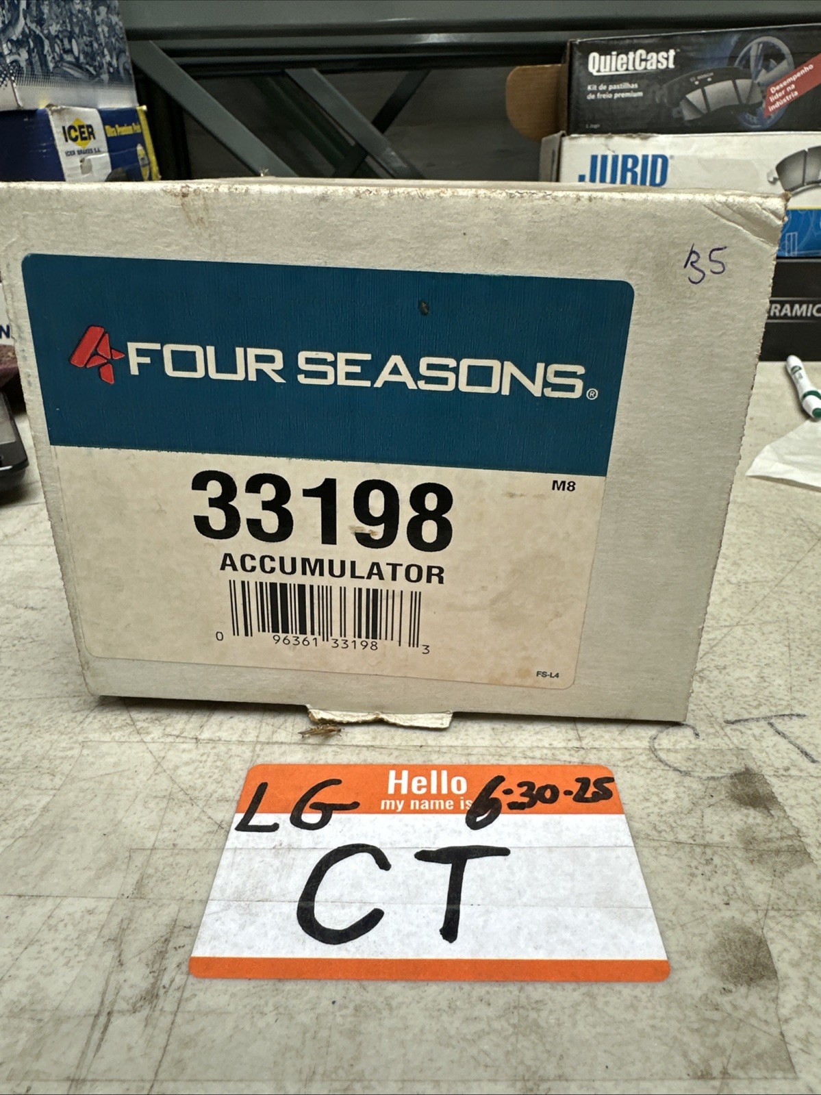 Four Seasons A/C Accumulator 33198