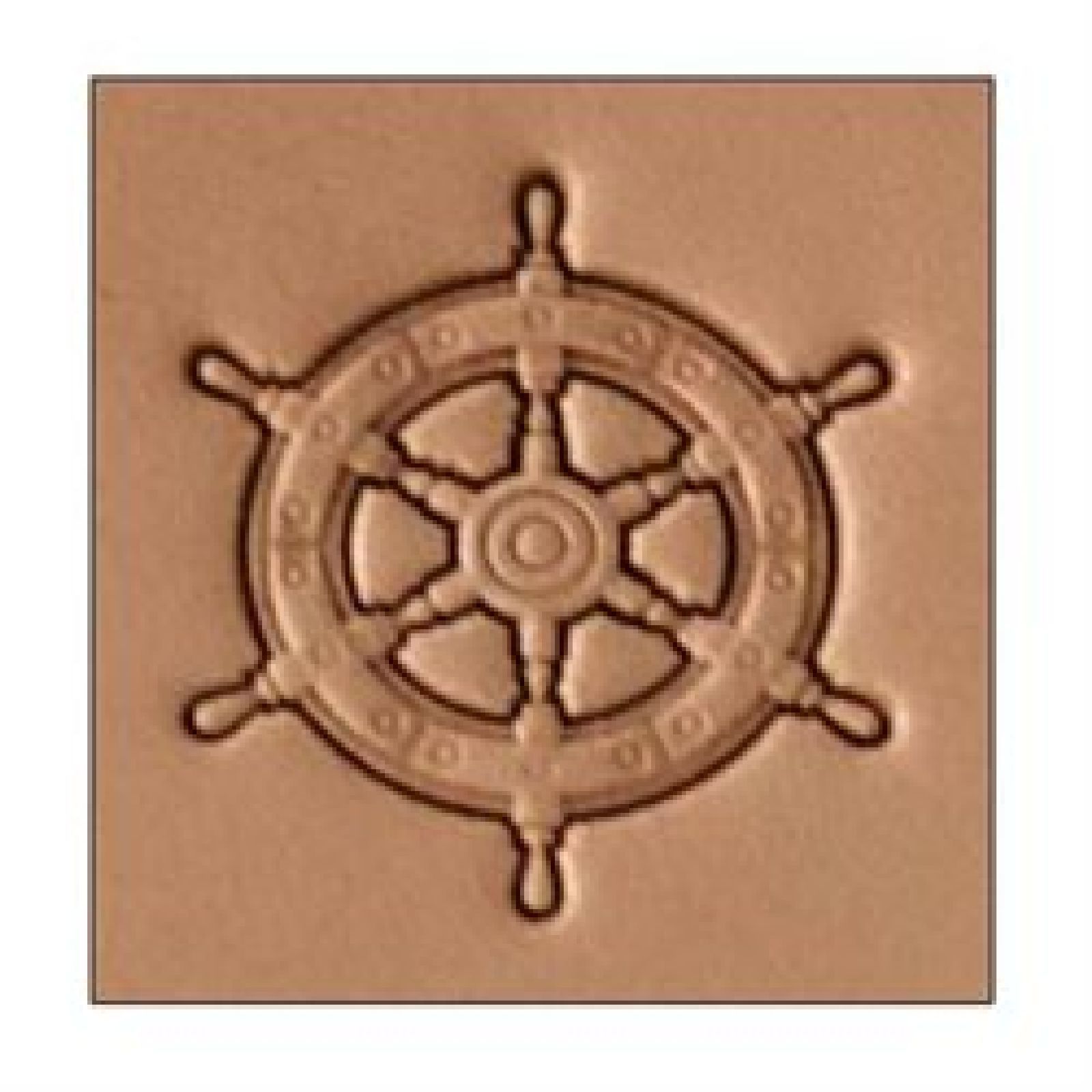Shipd Wheel 3D Stamp 8682-00 by Tandy Leather