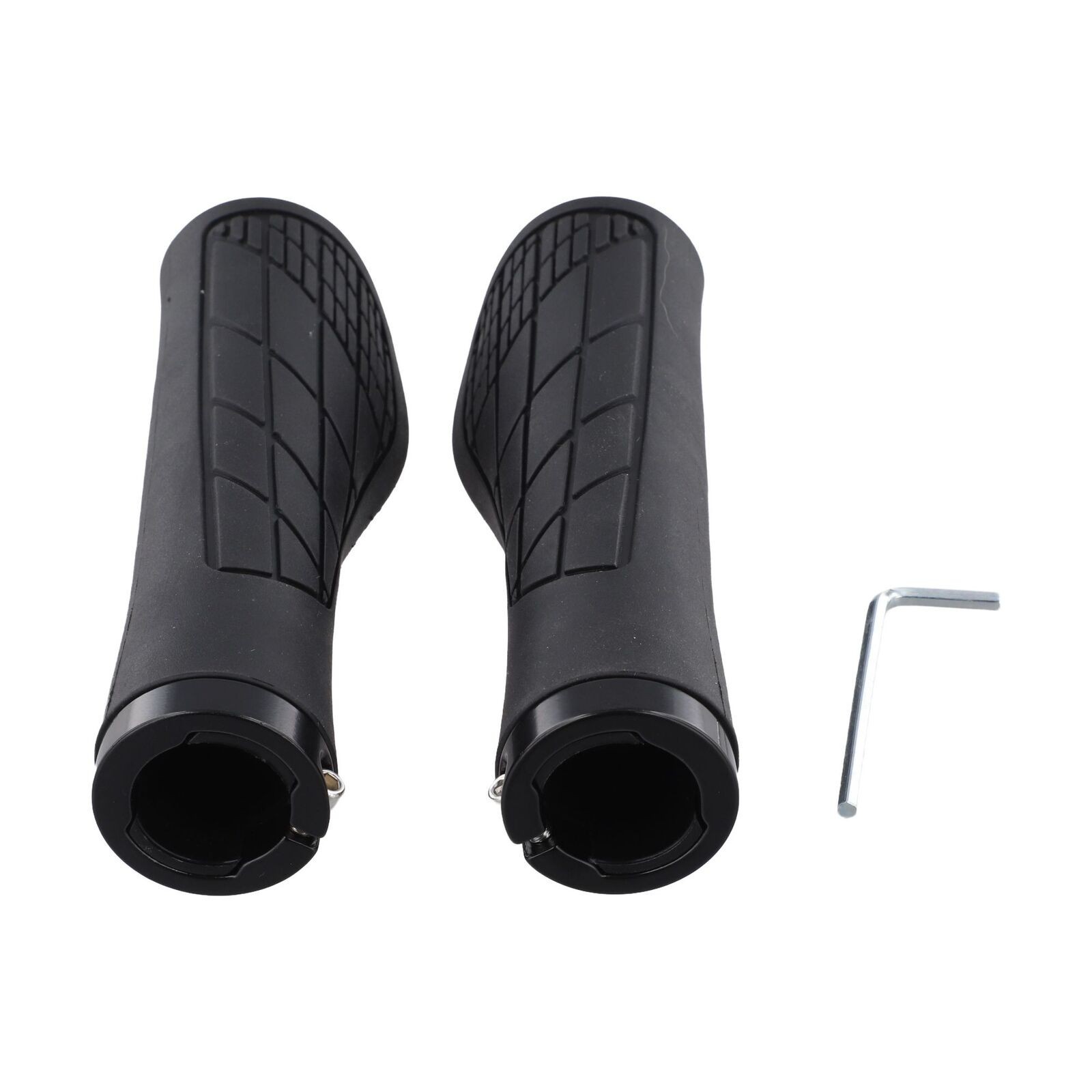 Rubber Bicycle Handlebar Grips Pair NonSlip for 22mm Diameter Handlebars