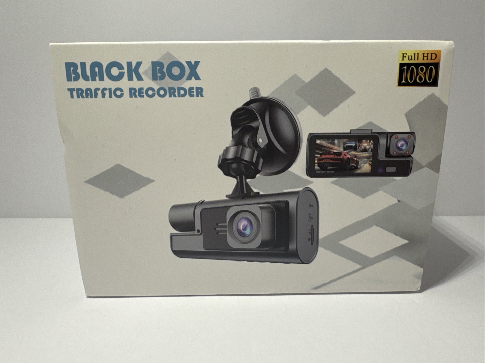 Black Box Traffic Recorder Black 2" Display WiFi Full HD 1080p Built-In G-Sensor