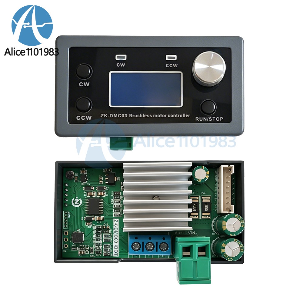 DMC03 BLDC Brushless Sensorless Motor Driver Speed Control Forward Reverse 300W