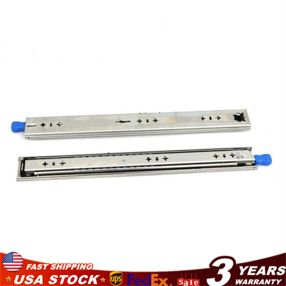 32 Inch Heavy Duty Drawer Slides 266LB Full Extension Side Mount Ball Bearing