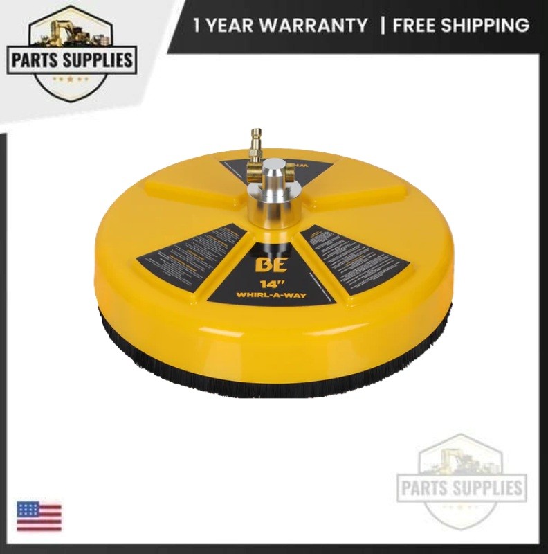 85.403.014 BE 14" Whirl-A-Way Surface Cleaner for Gas or Elec Pressure Washers