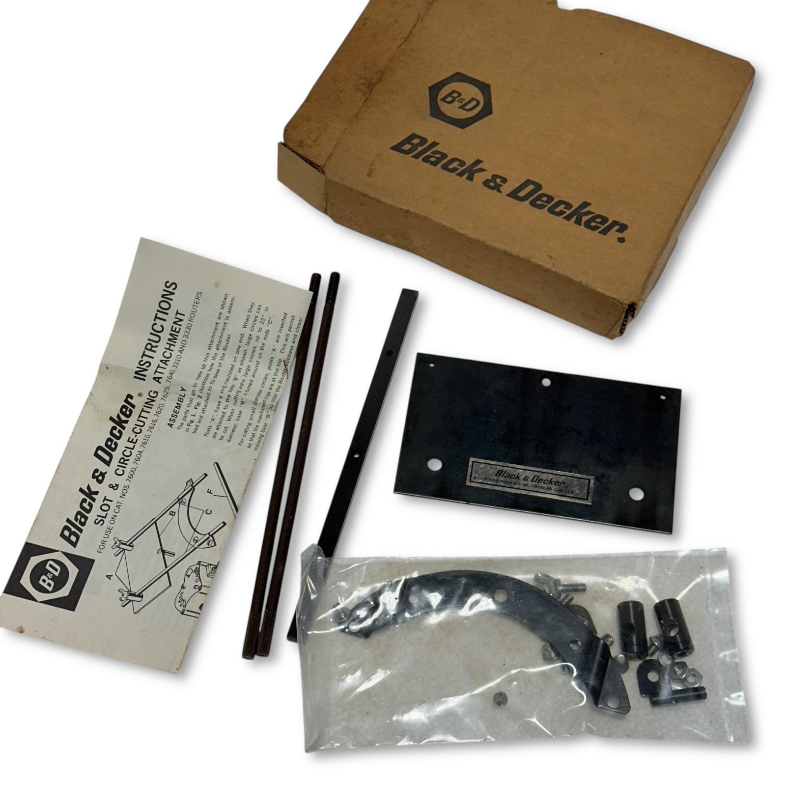 Black Decker 126500 Slot Circle Cutting Attachment for Routers