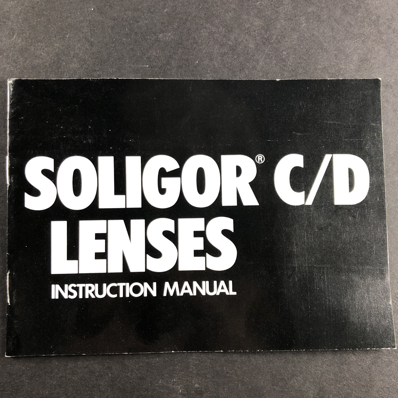 Soligor C/D Lenses Instruction Manual Owners Guide