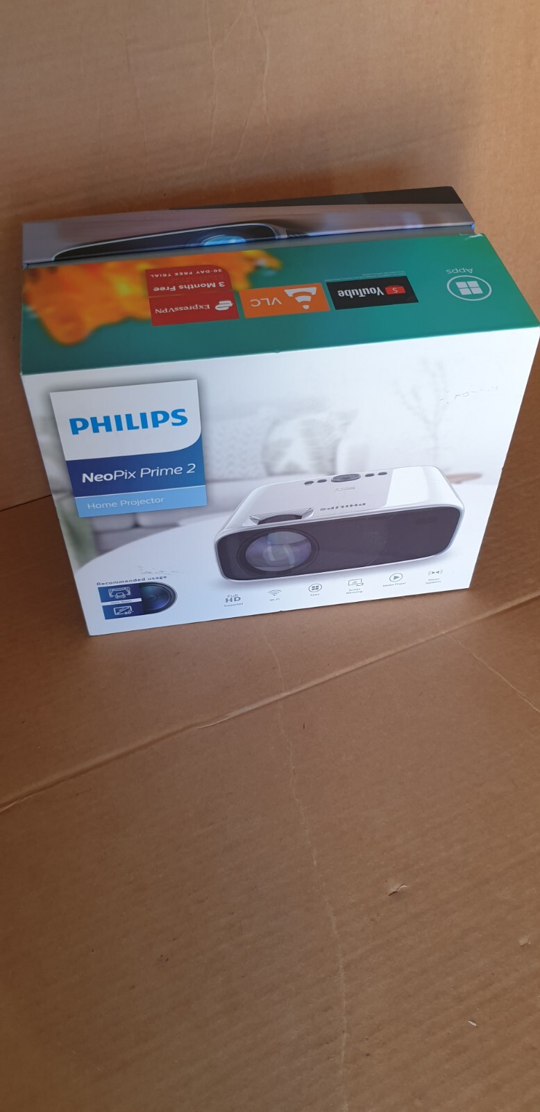 Philips NeoPix Prime 2 Home Projector NPX542/INT