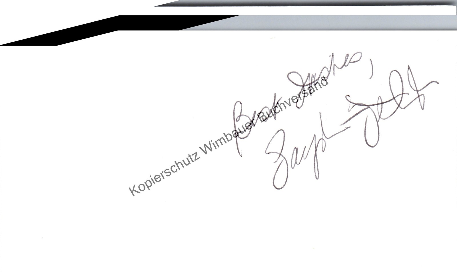 Original Autograph Saydean Zeldin NASA Co-Wrote Apollo Program /// Autograph Sig