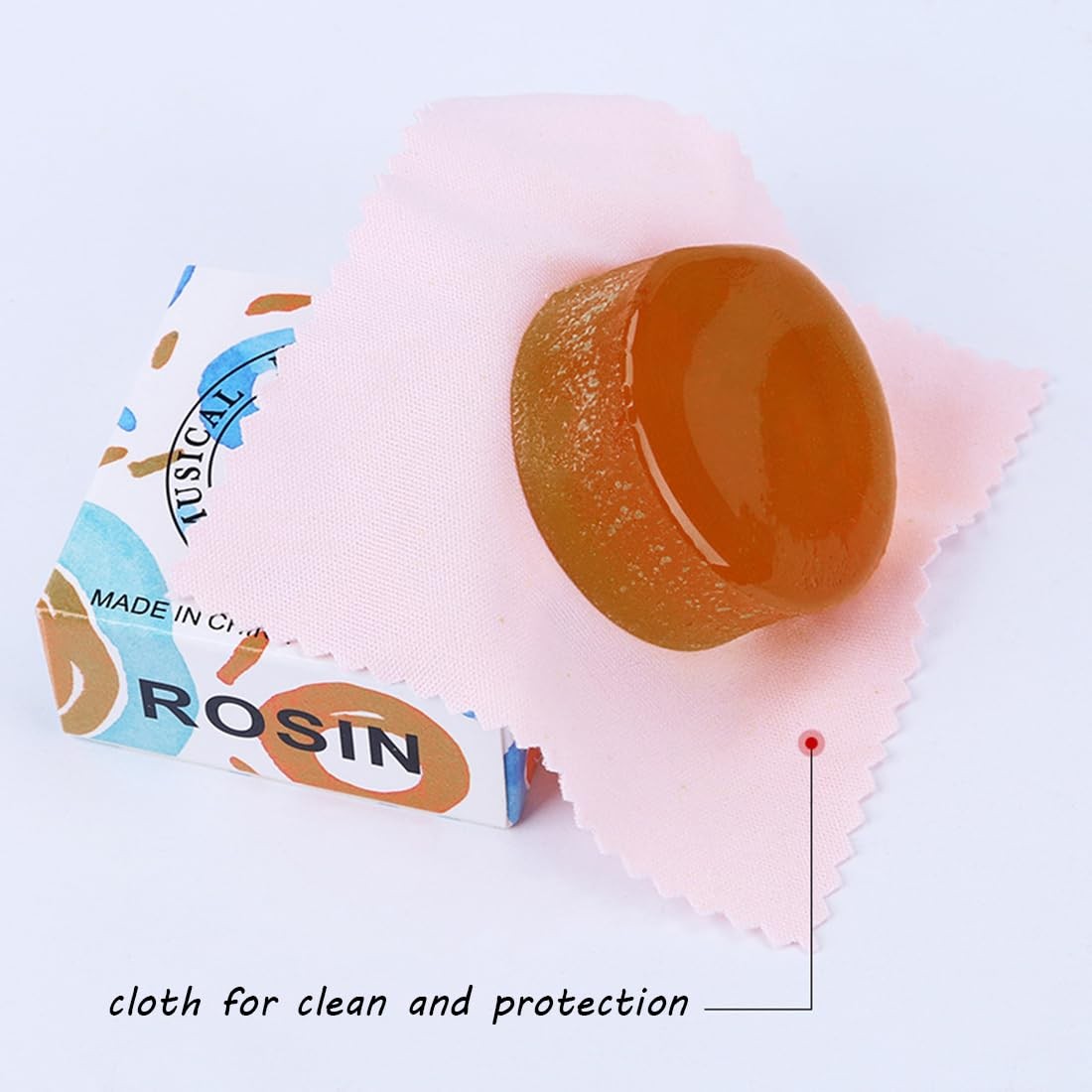 Violin Rosin Light Low Dust Round Cello Viola Bow Resin String Instrument