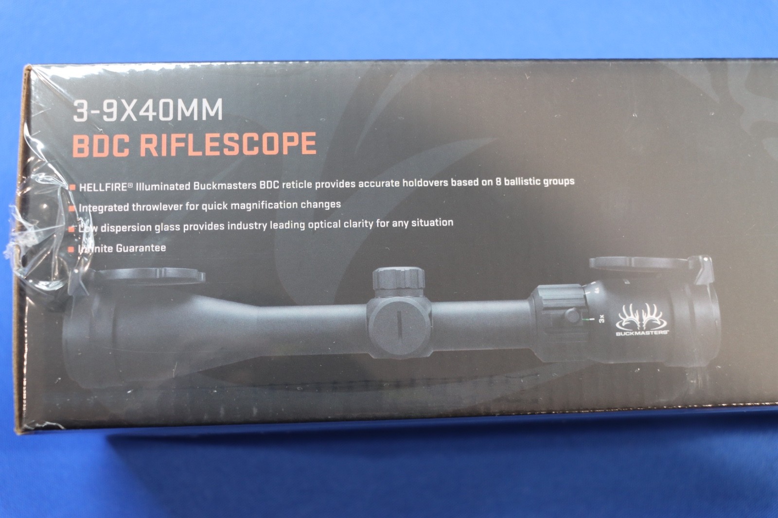 Sig Sauer BUCKMASTERS Model 3-9X40MM Scope HELLFIRE ILLUMINATED BDC Reticle NEW