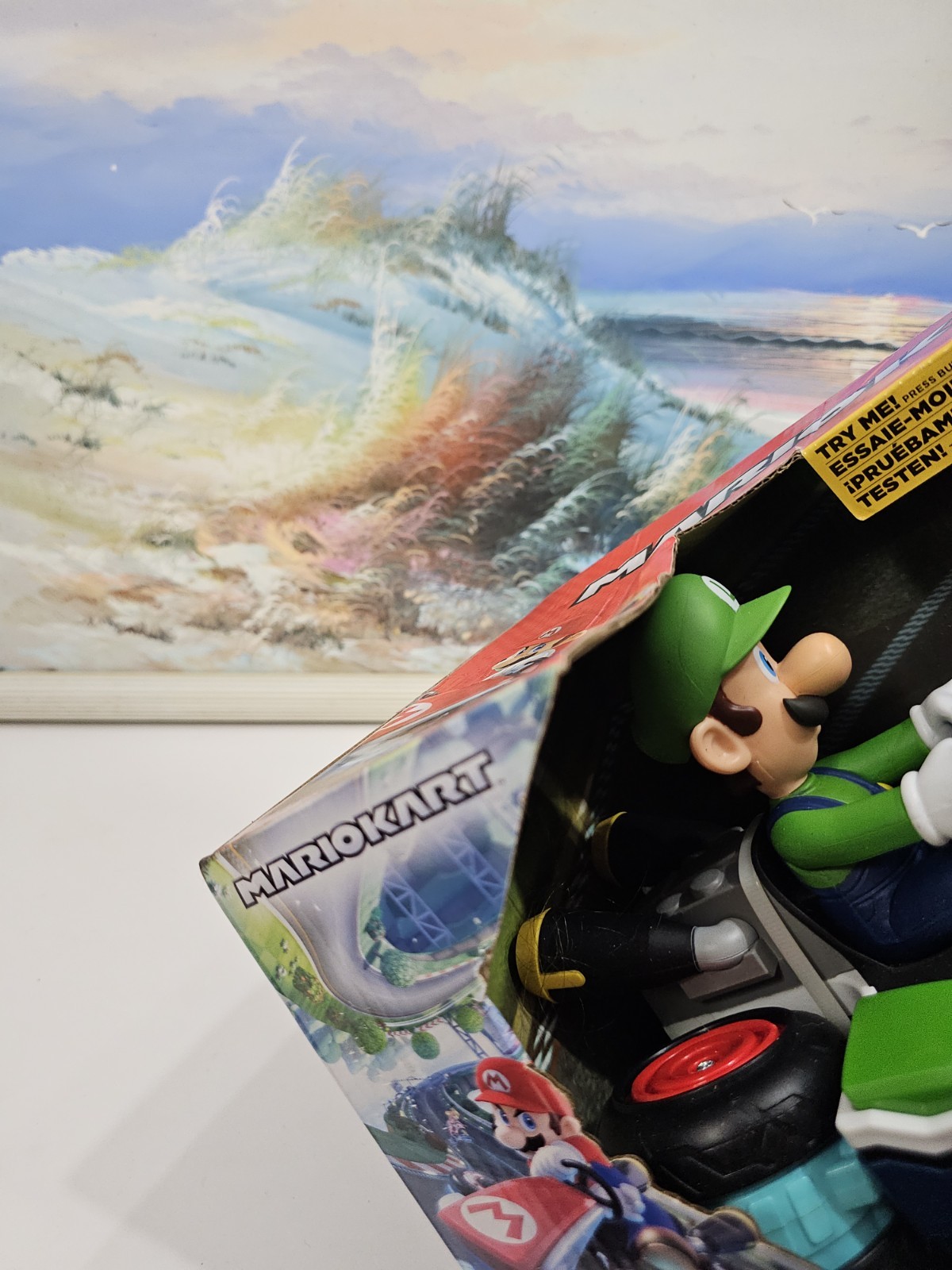 JAKKS Pacific Mario Kart Luigi Anti-Gravity RC Car Super Mario Bros Toy