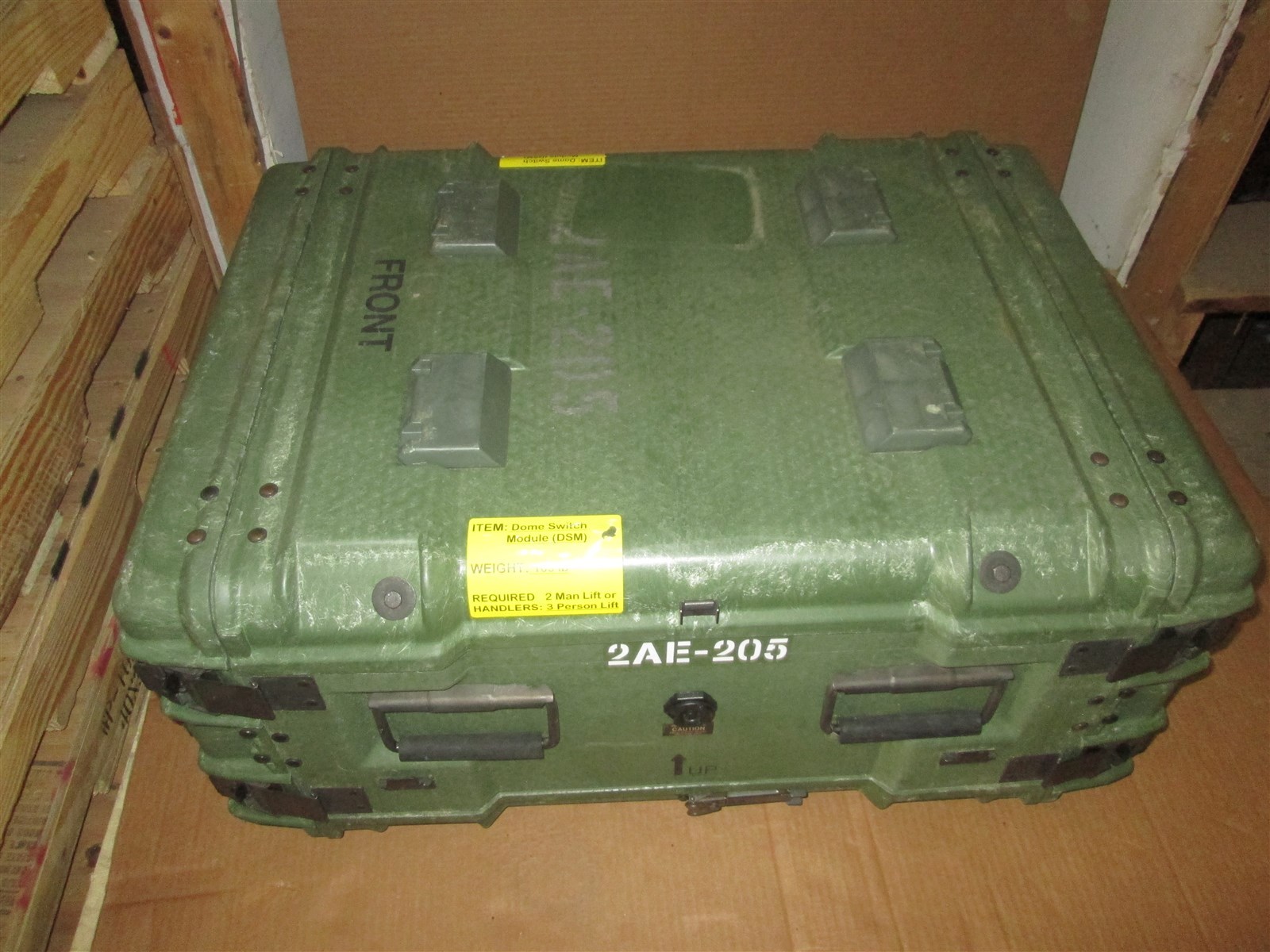 Rackmount 06U 19x20 ECS Legacy Shockmount Shock Rack Hard Case Electronics GrnVG