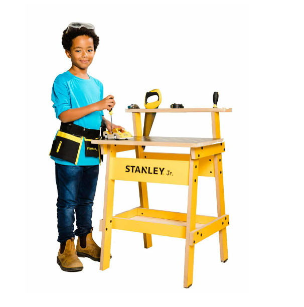 KIDS TOY WORK BENCH Wood Frame Ages 3+