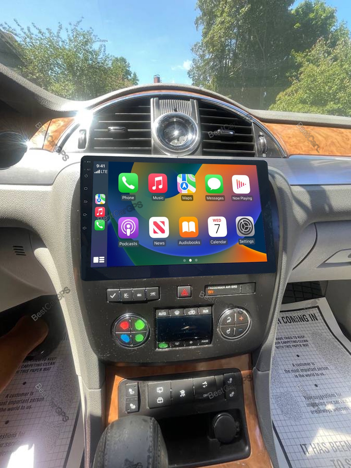 For 2008-2012 Buick Enclave Carplay Car Radio Android 15 Navi GPS WiFi Player