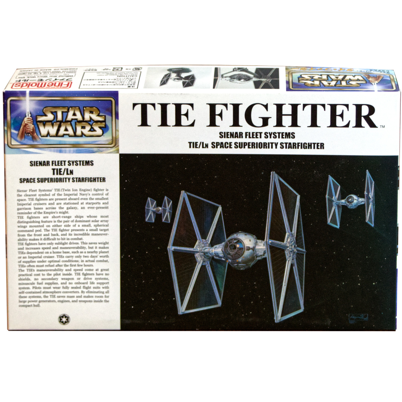 FineMolds Star Wars TIE Fighter 1:72 Model Kit SW-2 – Bags Sealed, Open Box