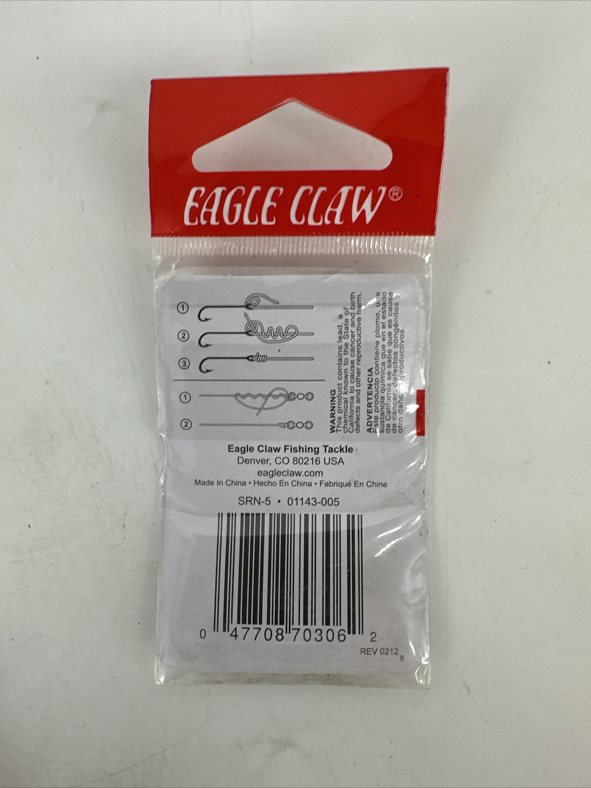 4 PACKS x 5 PIECES Eagle Claw 01143-005 Split Rings Size 5 Silver 20 TOTAL