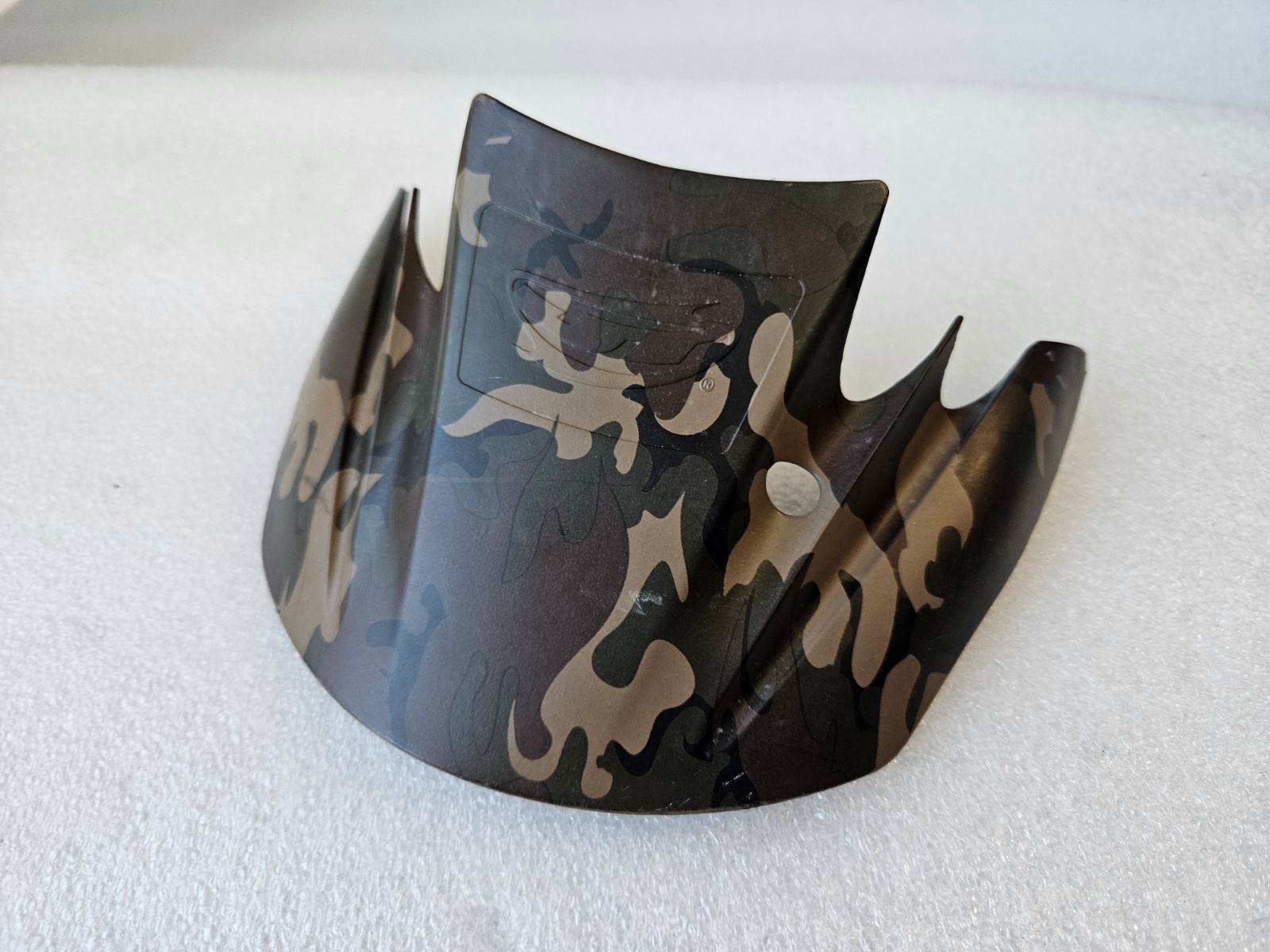 JT paintball mask - 2004 woodland camo shark fin visor - great shape proflex