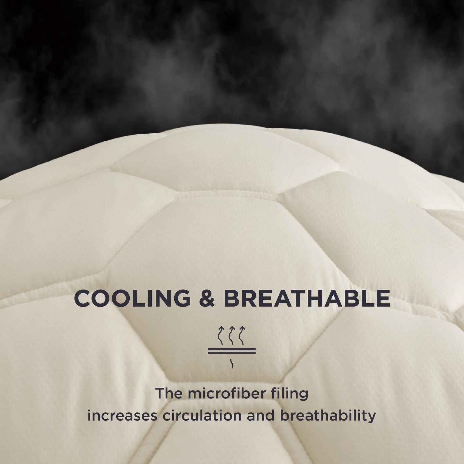 Bedsure Beige King Mattress Pad - Quilted Fitted Topper King,