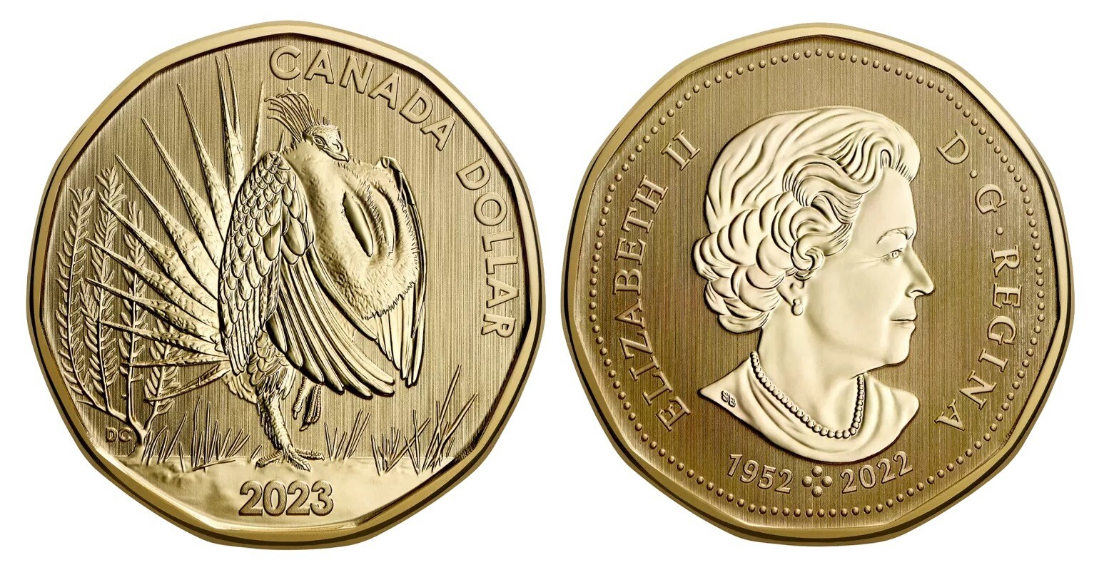 Canada 2023 - Sage-Grouse - Specimen Loonie!!