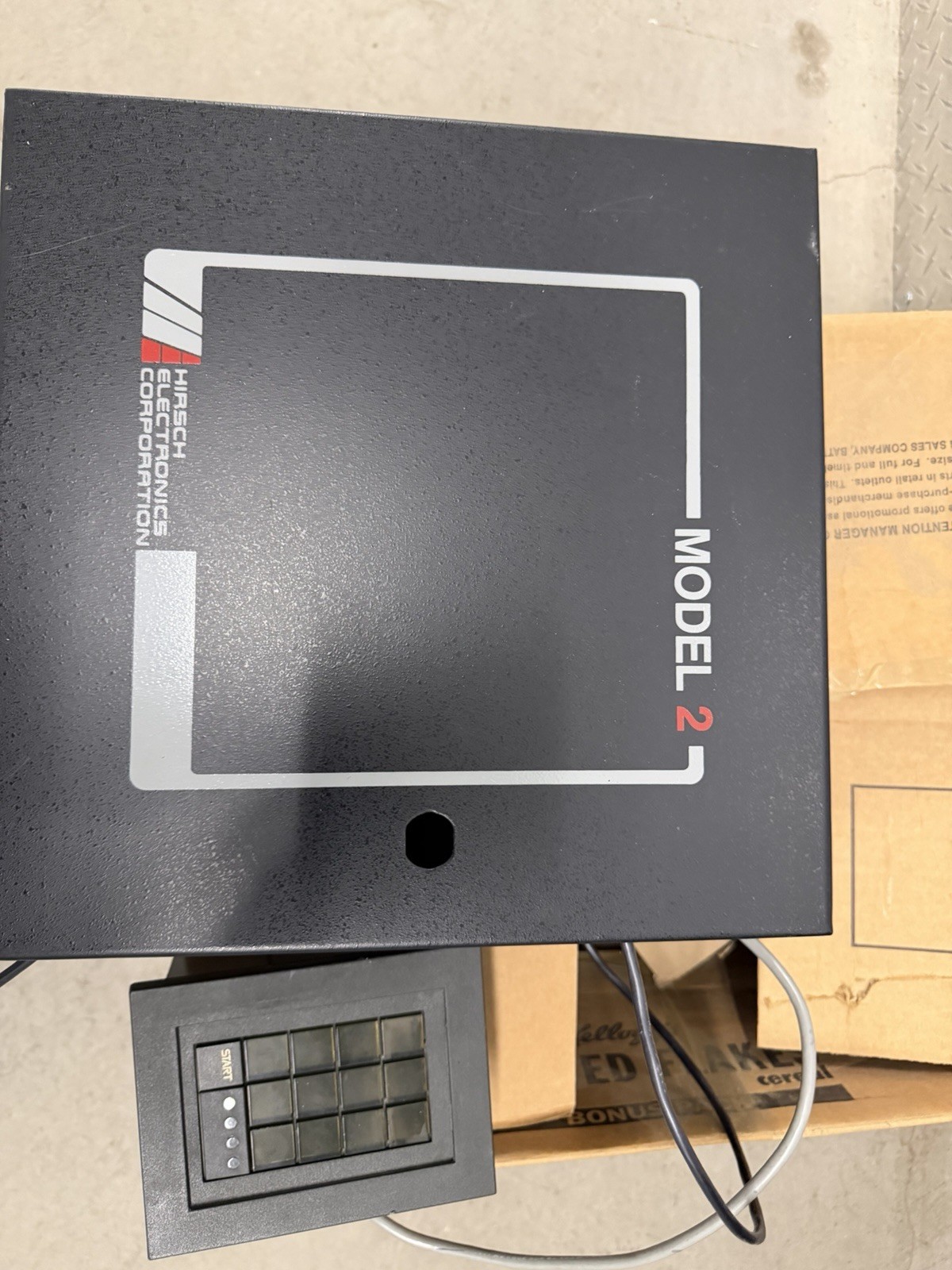 Hirsch Model 2 Control Panel w/ Keypad