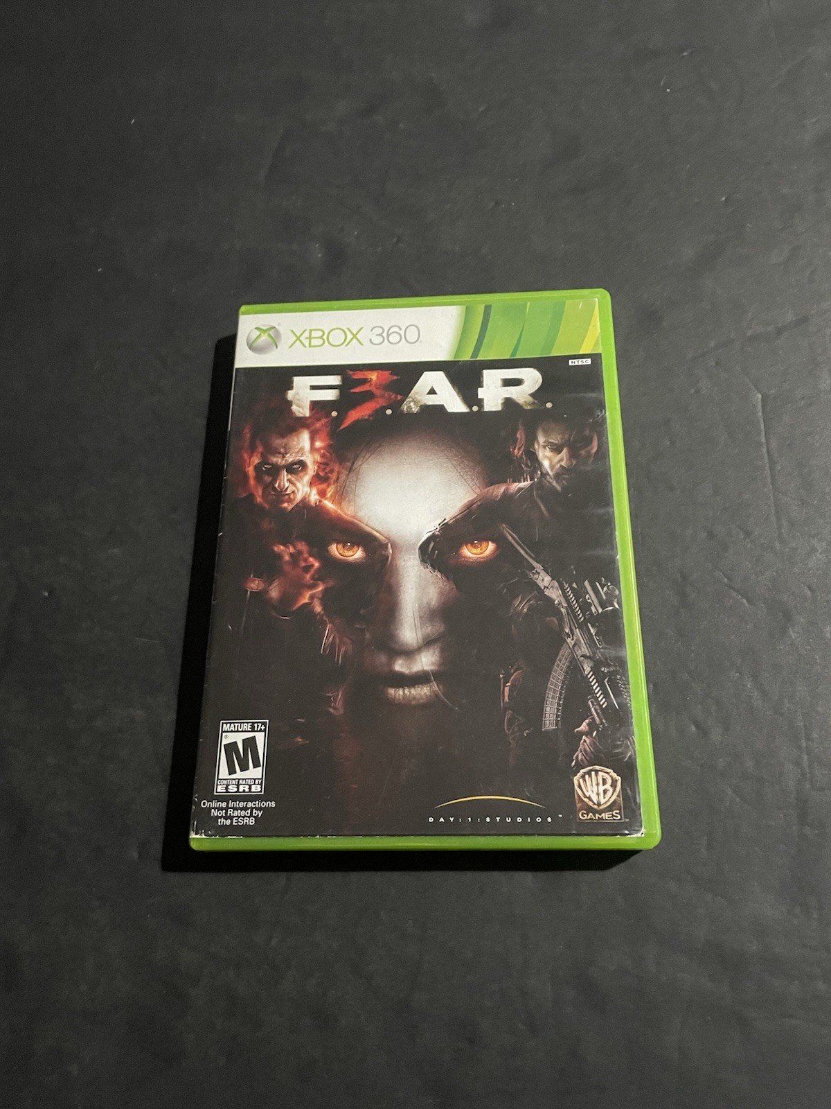 fear 3 xbox 360 Case only