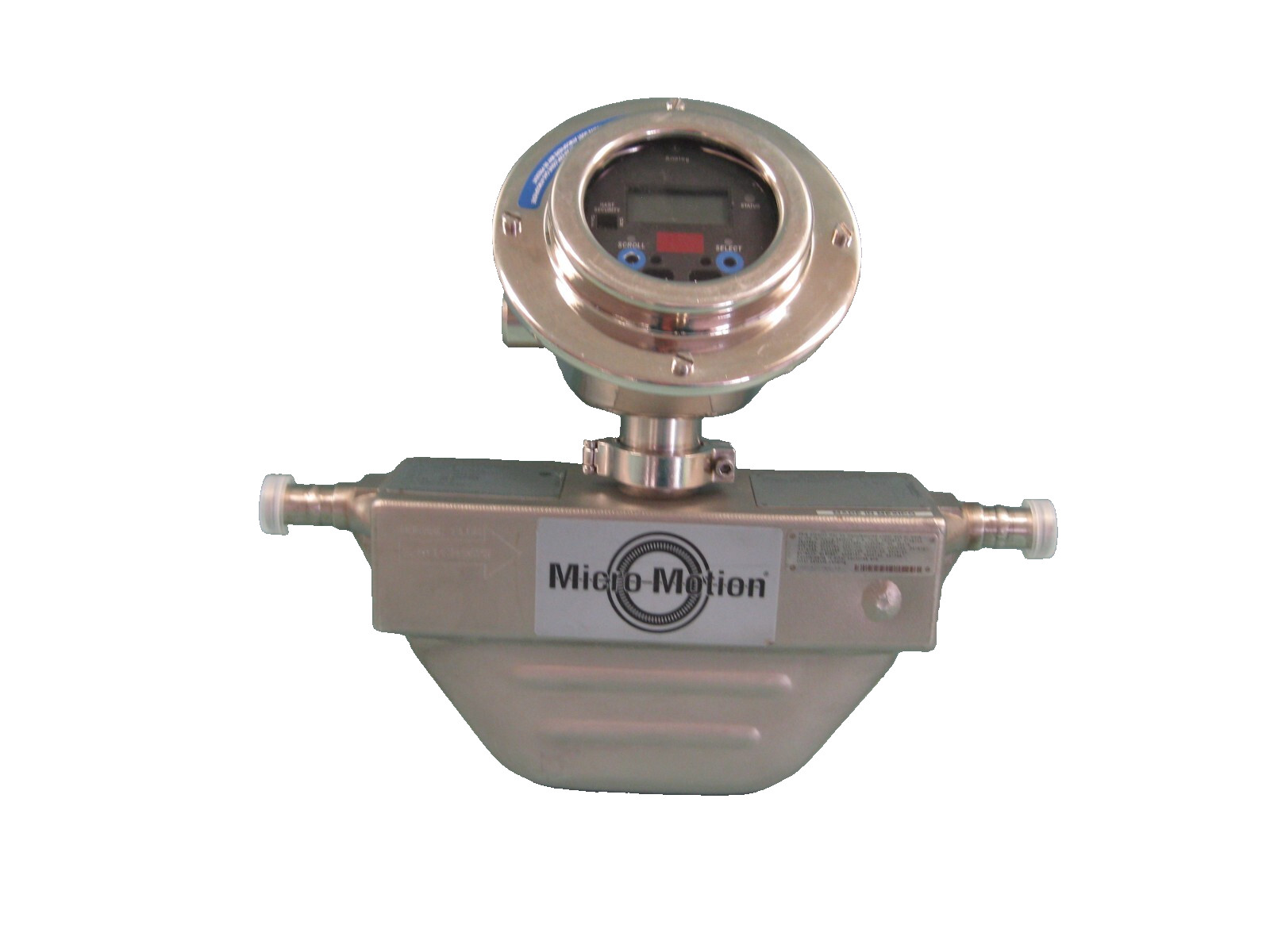 1/2" Micro Motion F025 Mass Flow Sensor 2400 Transmitter B19