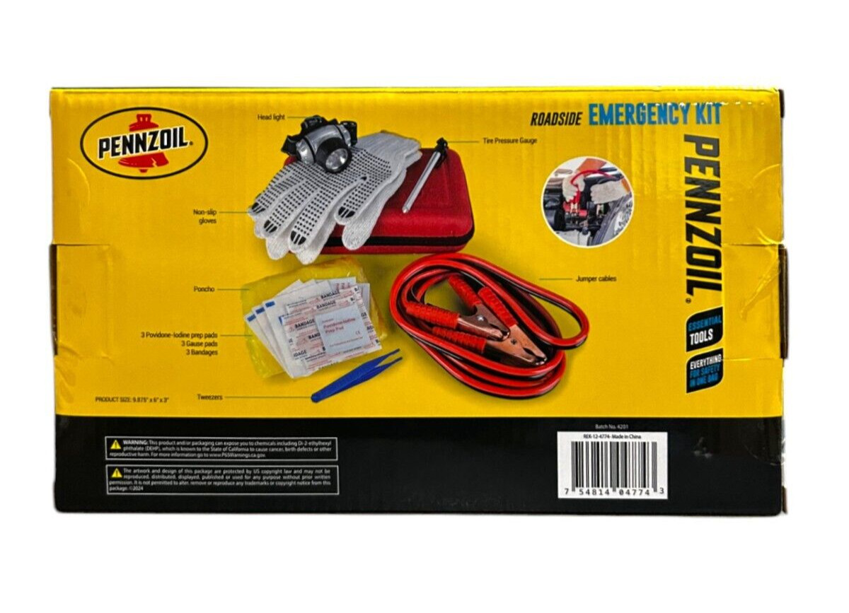 Pennzoil Roadside Emergency Kit