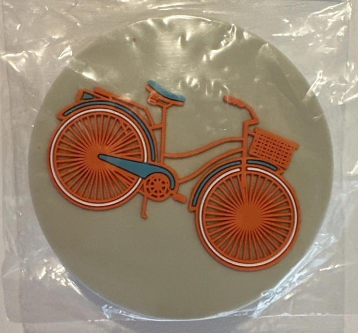 Bogg Bits - Beach Bicycle - Original Bogg Bag Charm - NEW