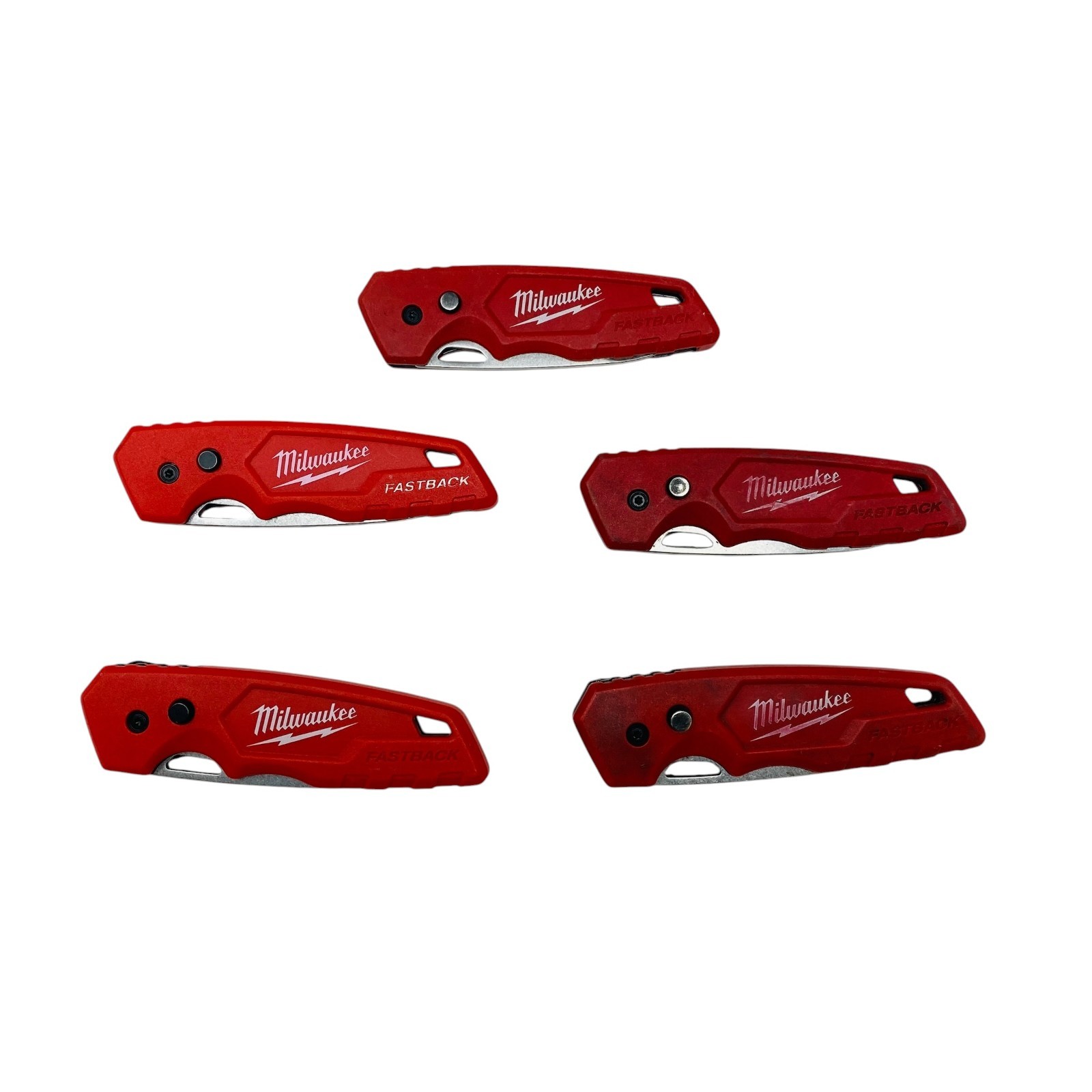 Milwaukee 48-22-1520 Fastback Folding Pocket Utility Knife Lot of 5