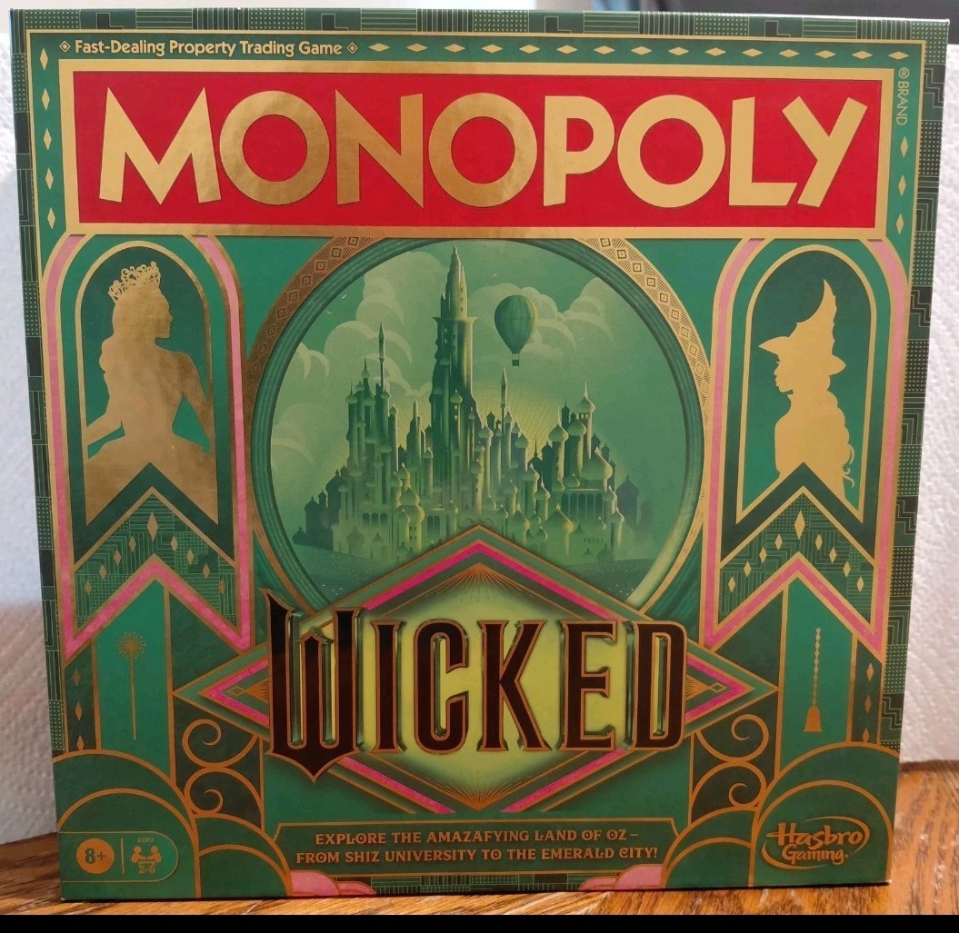 Hasbro Gaming Monopoly Wicked Fast-Dealing Property Trading Game 2+ Ages 8+