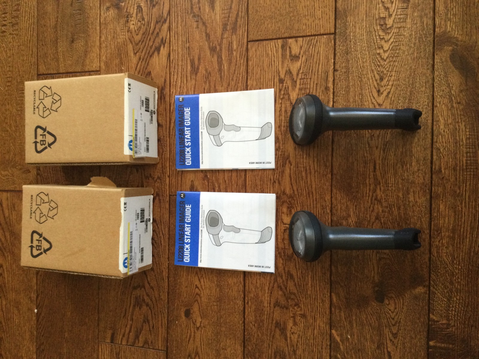 Lot of 3 NEW Motorola/Symbol Barcode Scanner LI2208-SR00007ZZWW