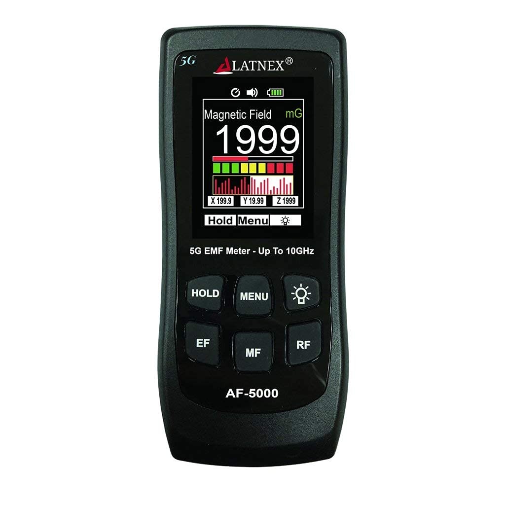 LATNEX AF-5000 5G EMF Meter RF Detector with Certificate