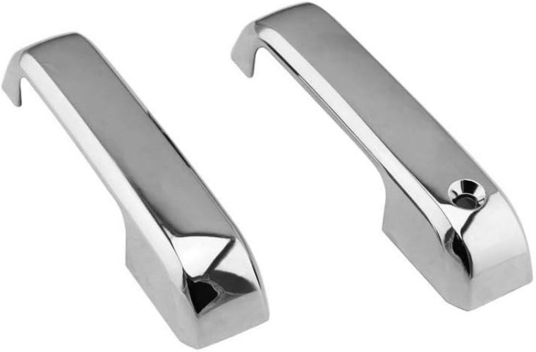Chrome Plated Door Handle Cover Compatible with 2015-2017 F-150 (2 Doors No Pass
