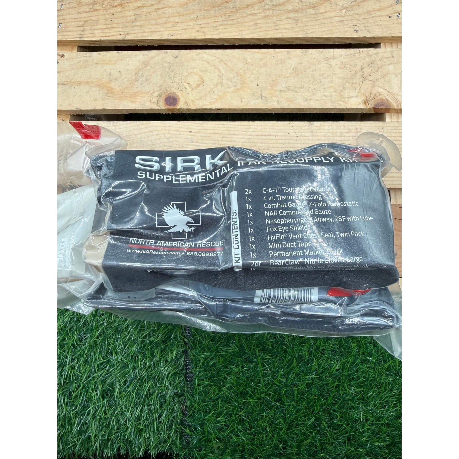 N American Rescue SIRK Gen II IFAK Resupply Kit w 2 Gen 7 Tourniquet