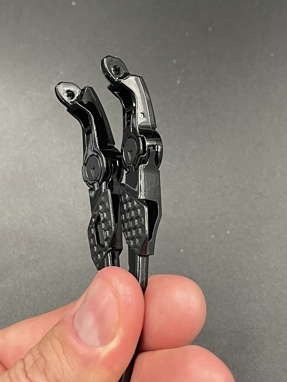 Oakley Kato Polished Black Authentic Replacement Arms(With Icons)