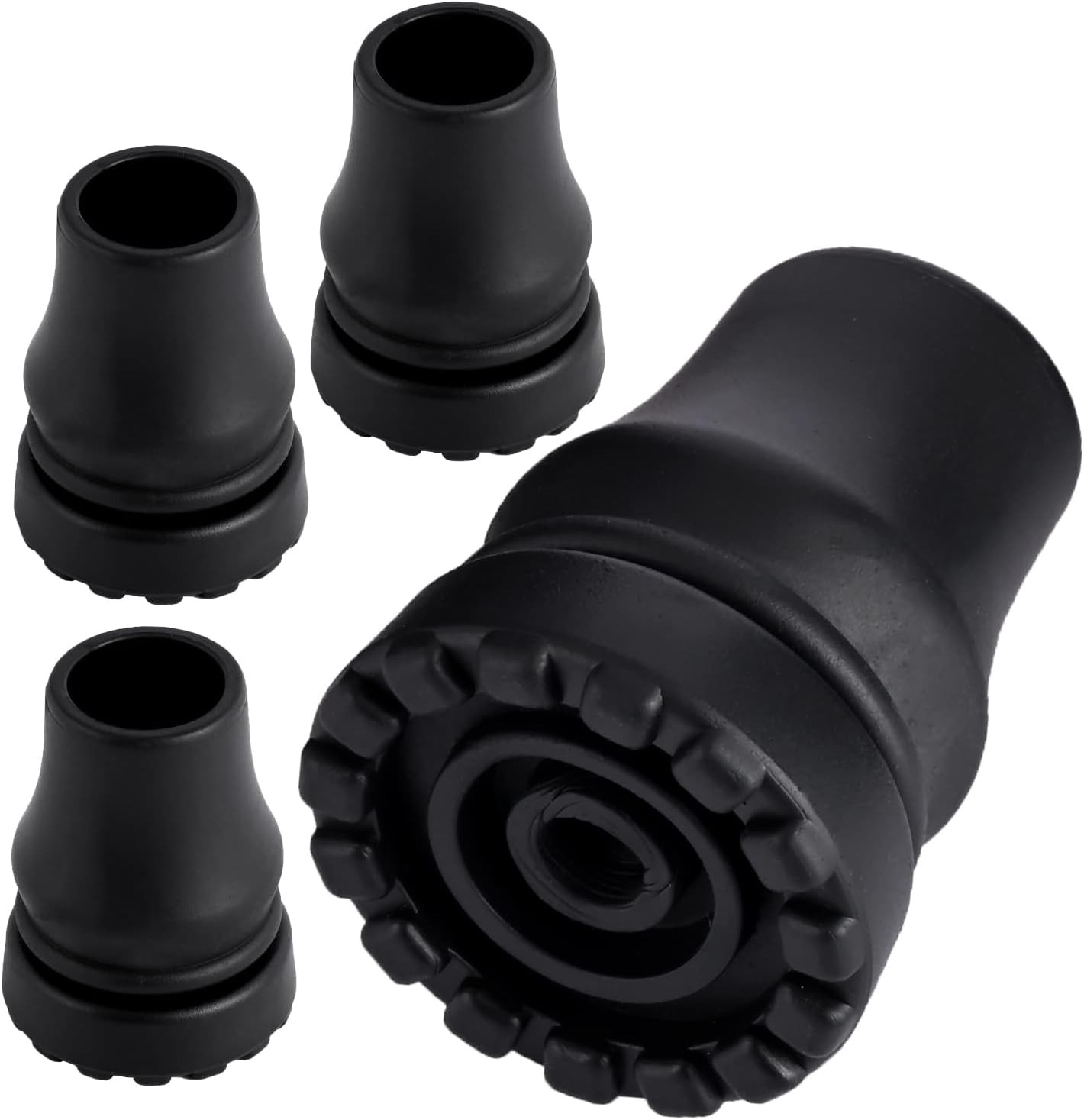 New Rubber Cane Tips 4 Pack Heavy Duty 3 4 Inch Fast Shipping