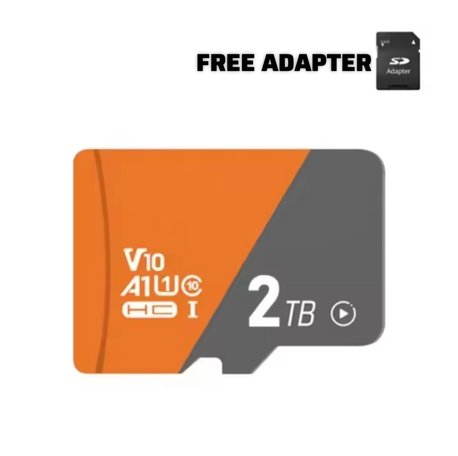 UNBRANDED 2TB Micro SD Card High Performance Low Speed Memory V30 SHIPS FROM US