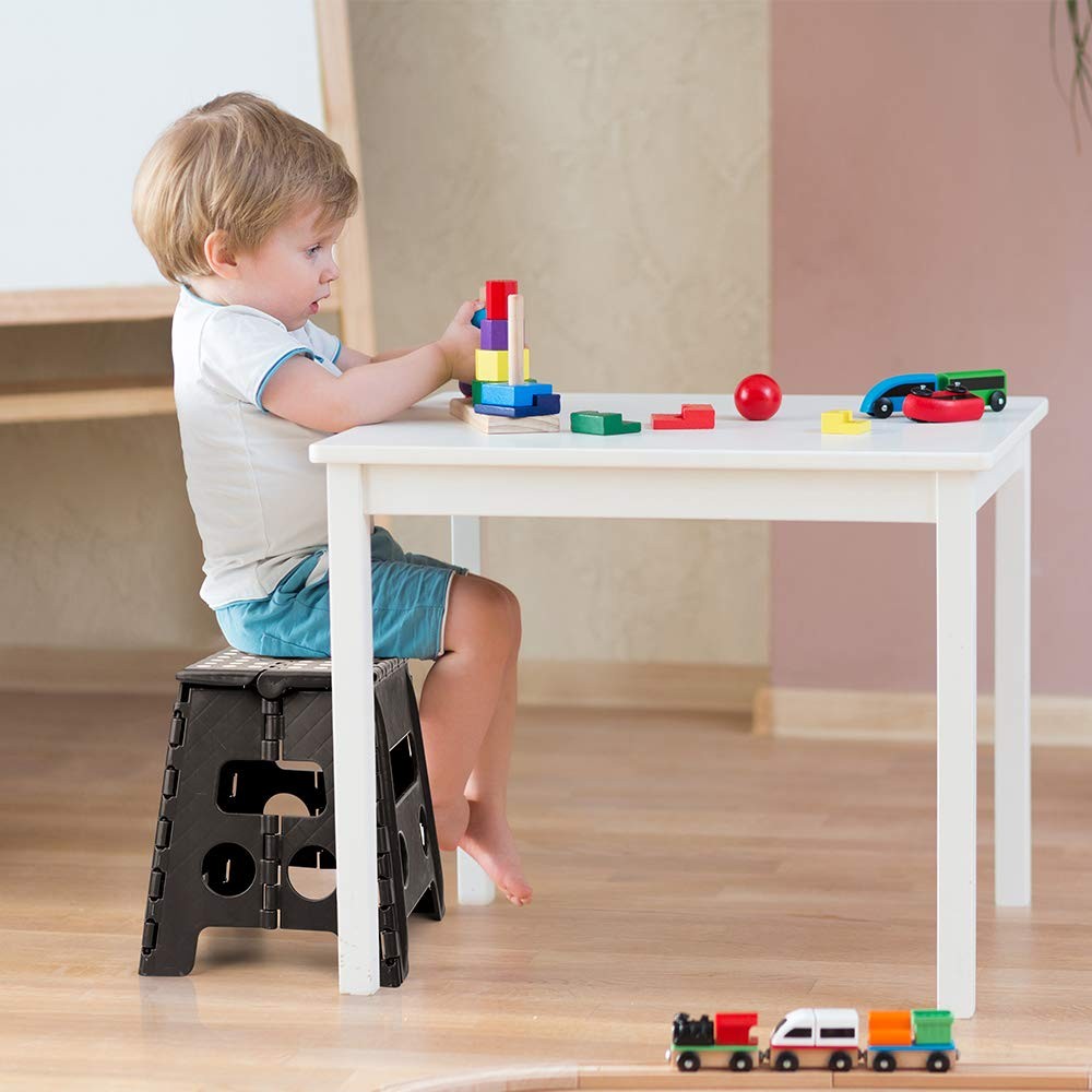 ACSTEP Folding Step Stool - 13 inch Height Premium Heavy Duty Foldable Stool ...