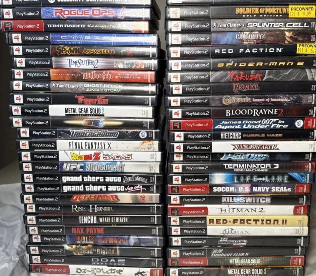 PlayStation 2 (PS2) OEM Authentic Replacement COVERS and Cases Pick Choose S-W