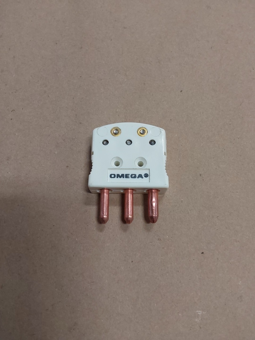 TEMPCO TCA-101-142 Thermocouple Plug,Cu,White,3 Pin QD 3FXN9