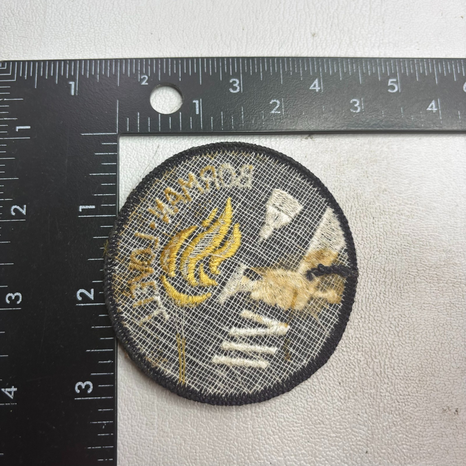 Vtg Astronaut Space Mission GEMINI VII GEMINA 7 Patch 65XC