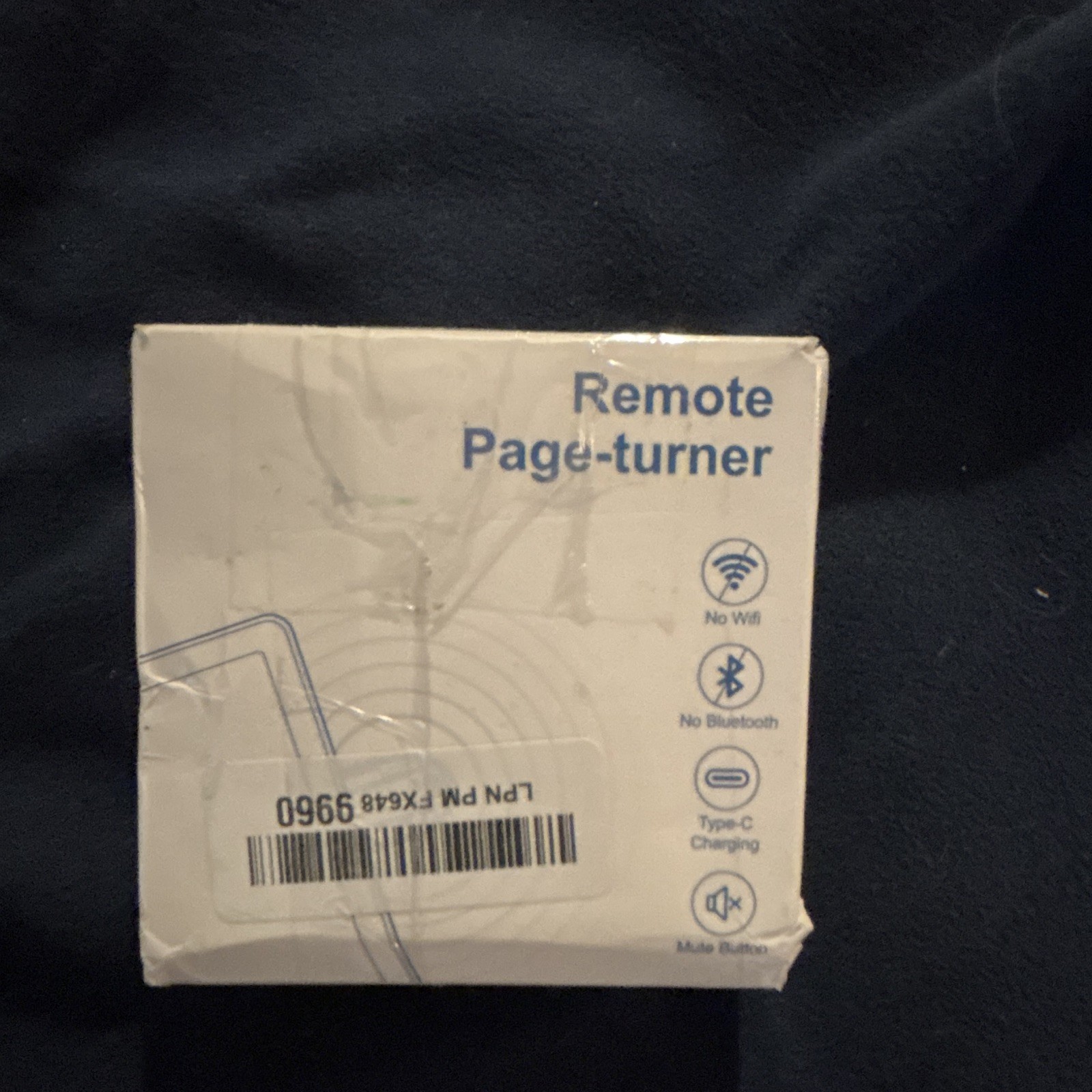 Wireless Page Turner Remote, Black, Type-C Charging, LZ-KR002-2-Black
