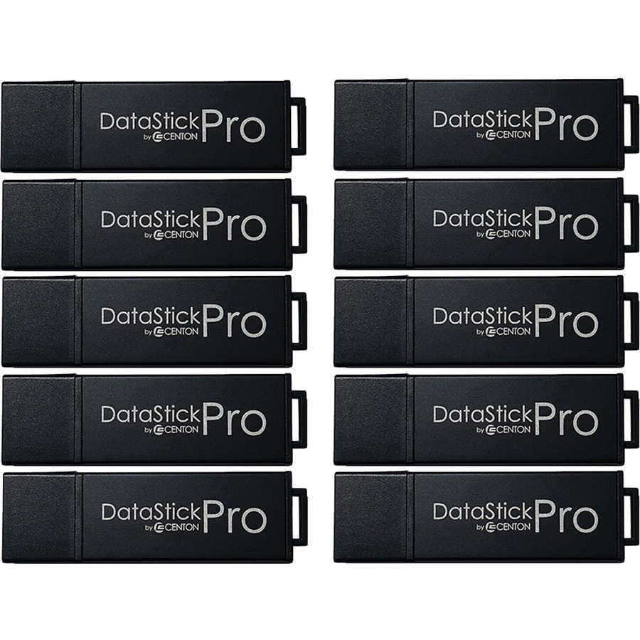 DataStick Pro USB 3.2 Type A Flash Drive 32 GB Black 10/Pack S1U3P632G10B