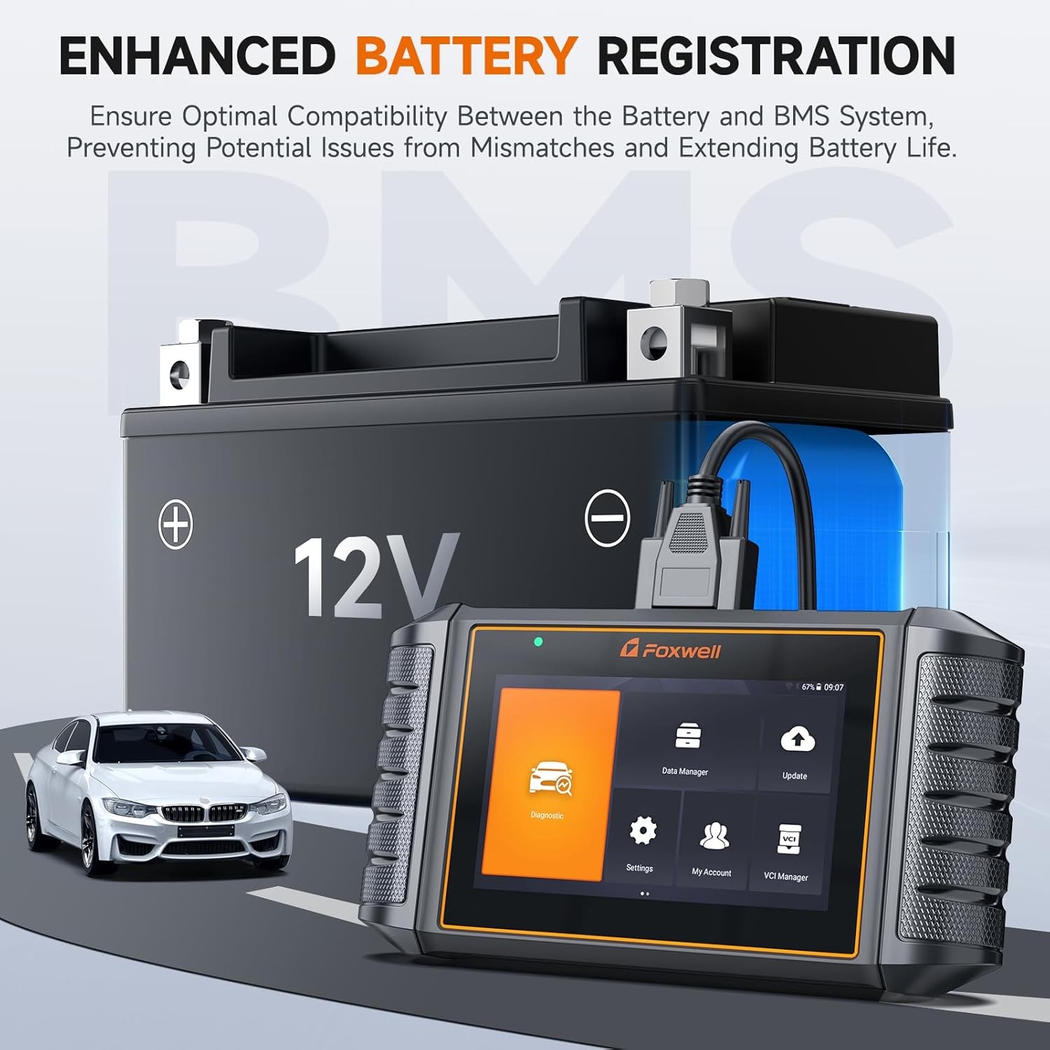 Foxwell NT710 for VW Audi Bidirectional OBD2 All System Scanner Diagnostic Tool
