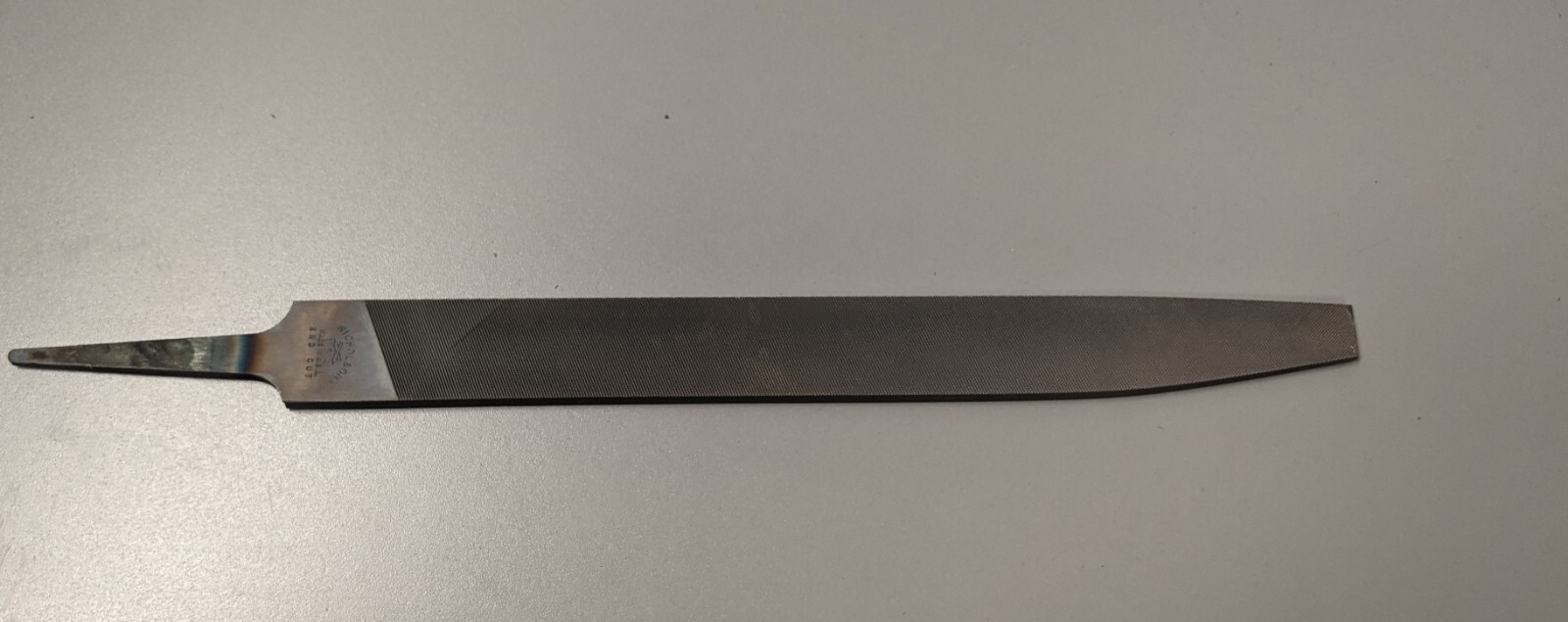 NICHOLSON 10" AMERICAN PATTERN KNIFE SECOND CUT FILE 07023 USA